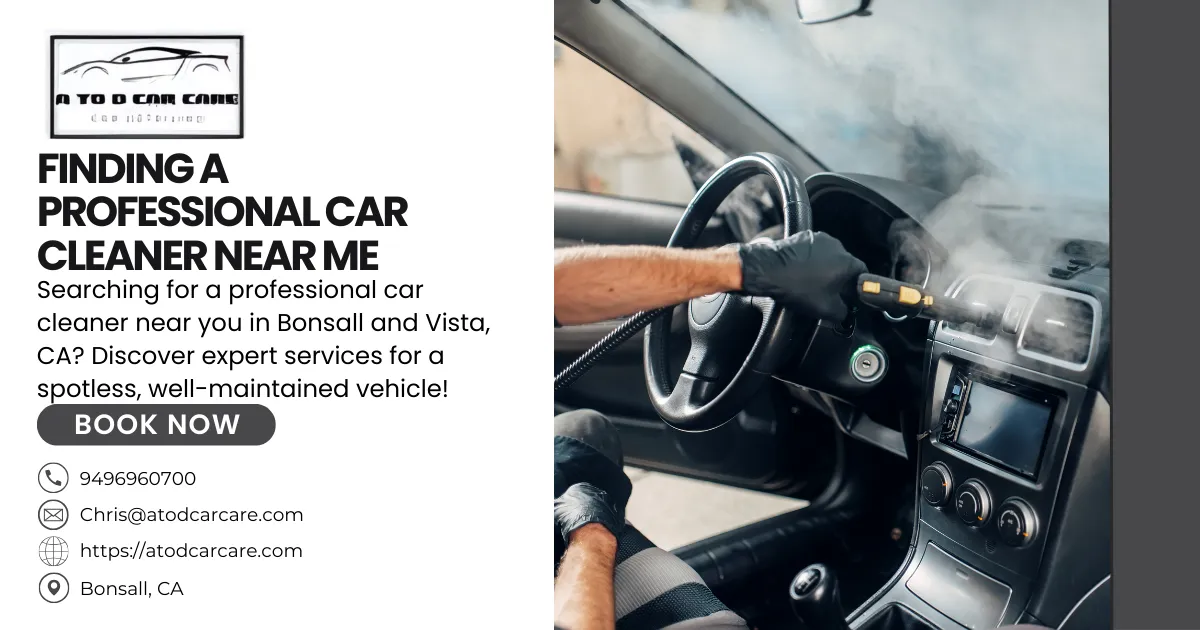 Read more about the article Finding a Professional Car Cleaner Near Me