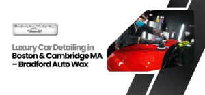 Luxury car detailing