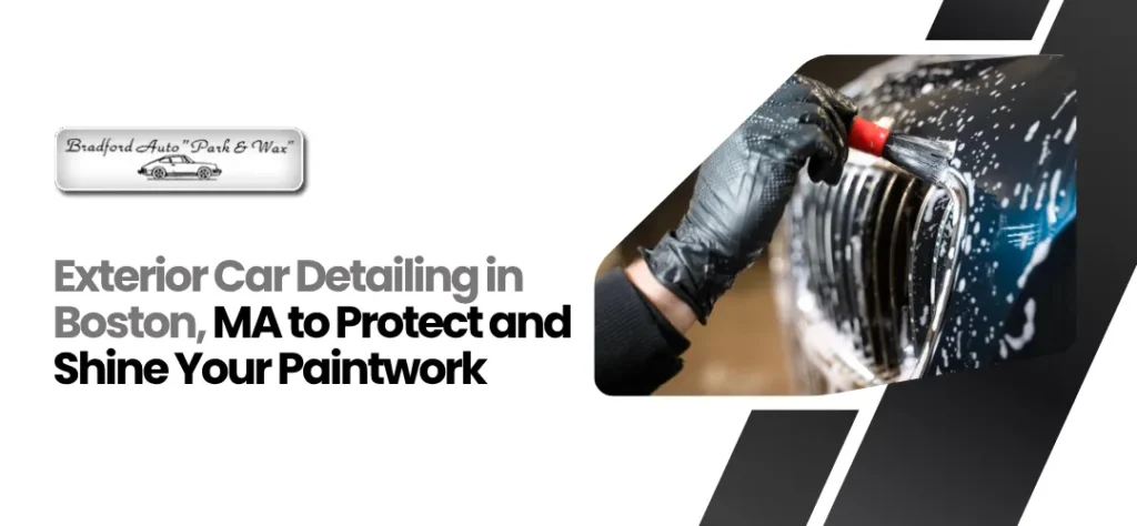 Exterior car detailing Boston, MA