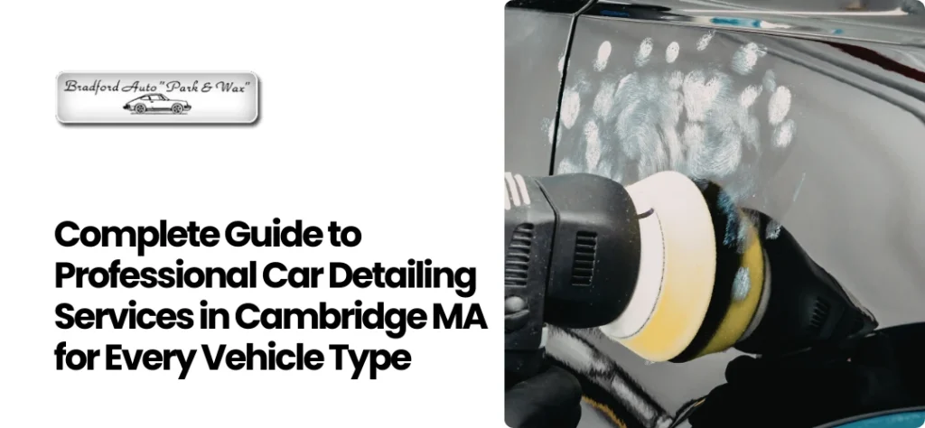 Professional Car Detailing Services in Cambridge MA