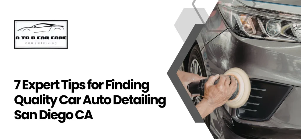 Car Auto Detailing San Diego CA