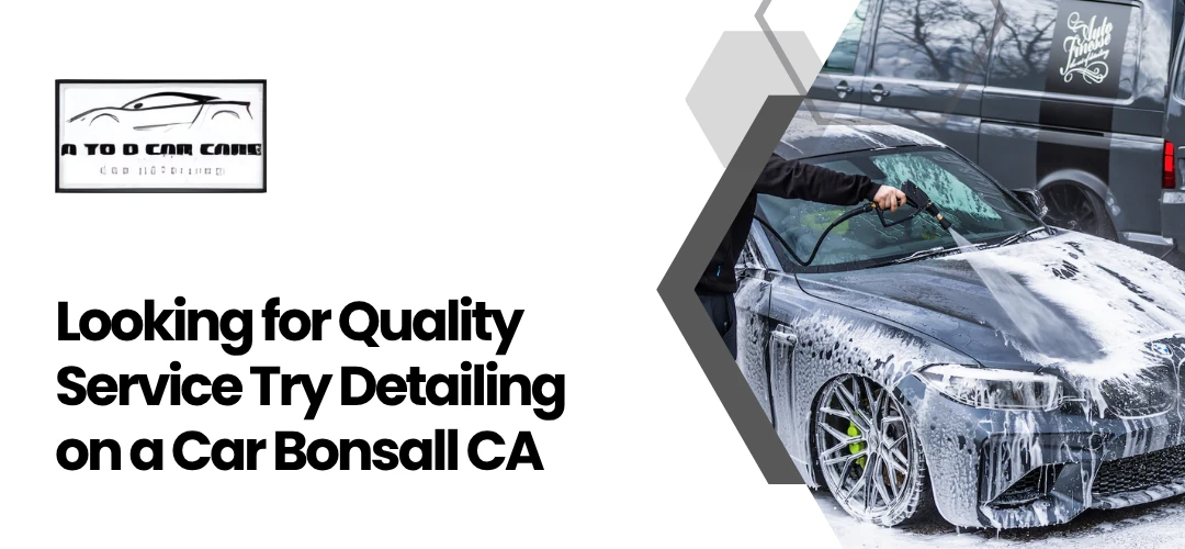 Read more about the article Looking for Quality Service Try Detailing on a Car Bonsall CA