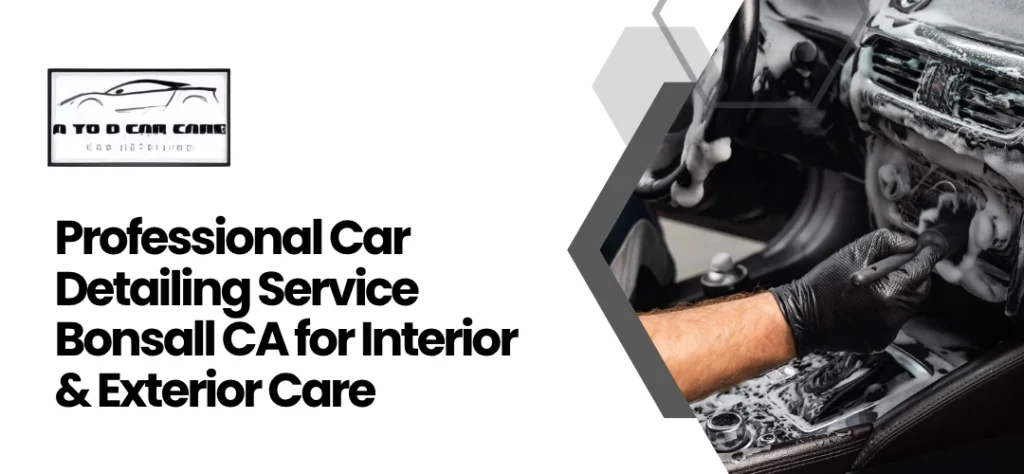 Car Detailing Service Bonsall CA