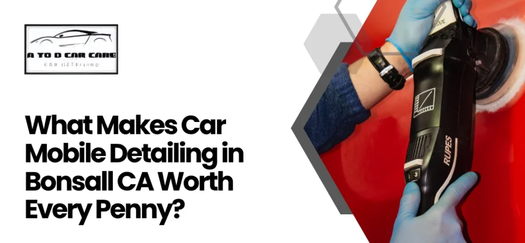 Car Mobile Detailing in Bonsall CA