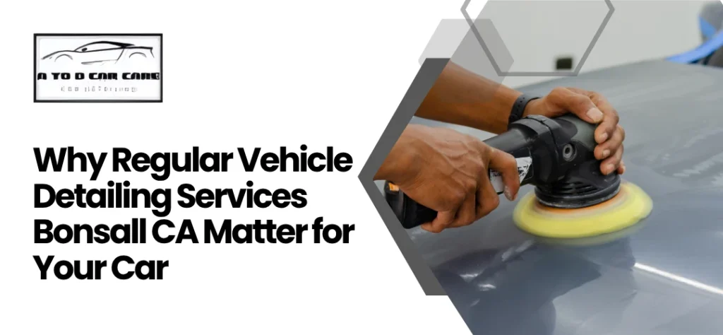Vehicle Detailing Services Bonsall CA