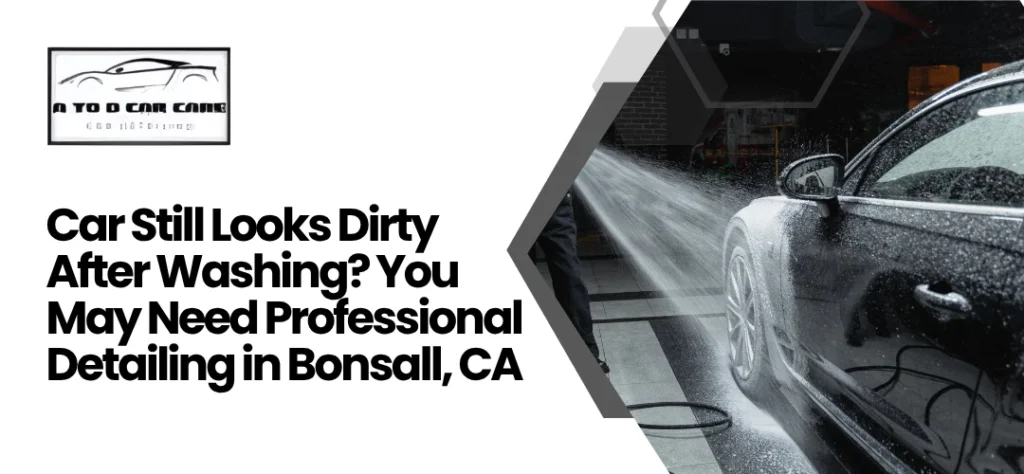 auto detailing services Bonsall CA